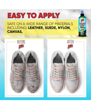 386 Professional Strength Shoe Cleaner 16 Fl Oz | Multipurpose Unscented Sneaker & Boot Cleaner for Dirt Stains & Sports Gear Safe for Pets & Humans - Buy Online on GoSupps.com