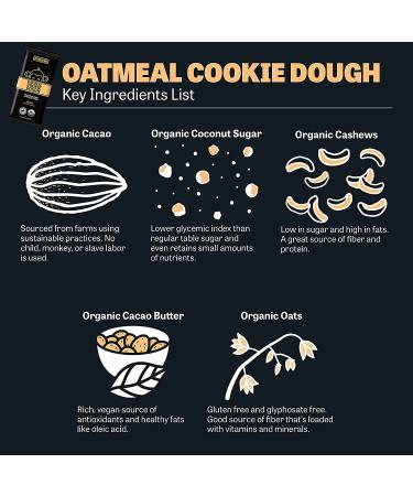 EVOLVED Chocolate Oatmeal Cookie Dough Filled Chocolate Bars 2.5oz (Pack of 8) - Buy Now! - Buy Online on GoSupps.com