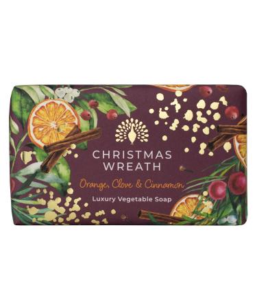 The English Soap Company The English Soap Company Soap bar from the Christmas wreath collection 190g