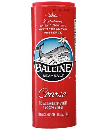 La Baleine Coarse Sea Salt, Canister 26.5oz