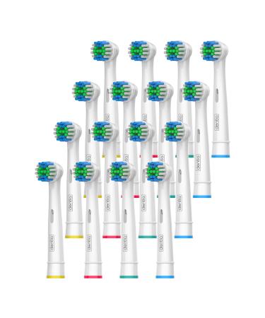 16 pieces Precision Clean toothbrush heads for electrical toothbrushes from oral B family pack suitable for the mailbox (16 pieces (1 Pack)))