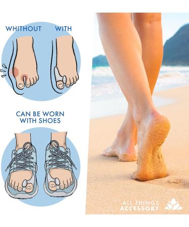 3 Pairs Gel Bunion Corrector Toe Protectors Straightener Separators - Set of 6pcs - Buy Online on GoSupps.com