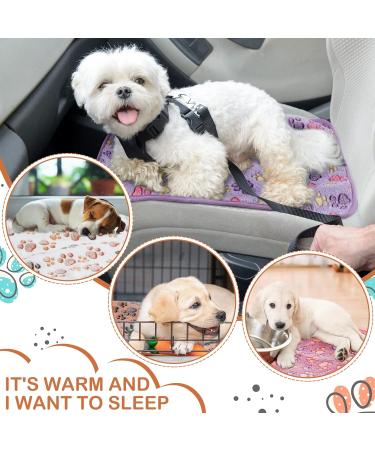 Buy NAMALU 4 Waterproof Guinea Pig Fleeced Ceiling - Absorbent Small Dog Blanket & Reusable Pipi Pads (Paw Pattern 60x40 cm) for Cozy Cages - Buy Online on GoSupps.com