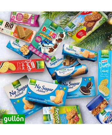 Gullon Sugar Free Maria 400g - No Sugar Added | Source OF Fiber | Product From Spain | English Marie - Brilliant For Dunking (Sugar Free Maria 400g 3 Pack) Sugar Free Maria 400g 3 Pack - Buy Online on GoSupps.com