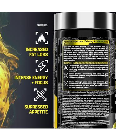 Nutrex LIPO-6 Black Intense Ultra Concentrate - 60 Powerful Fat Burner Capsules - Buy Online on GoSupps.com