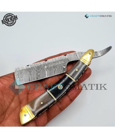 Razor Damascus Steel Men's Gift Set | High Quality Handmade Barber Razor | DBR34 - Buy Online on GoSupps.com