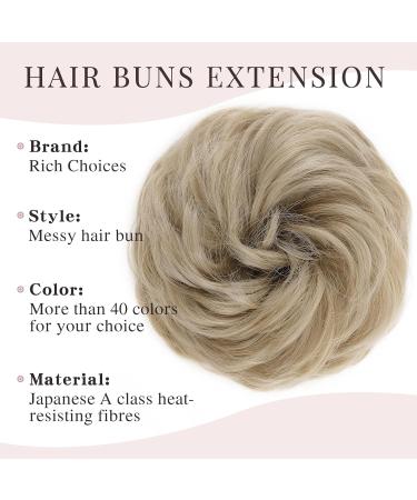 Premium Ashblond Hair Extensions | Realistic Hair Ties & Updos | Voluminous Ponytail & Dutt - 45g - Buy Online on GoSupps.com