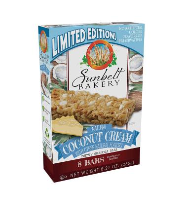 Sunbelt Bakery Coconut Cream Chewy Granola Bars - 8 Bars x 4 Pack | Coconut Flavor - Buy Online on GoSupps.com