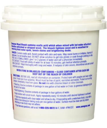 Savogran 10501 Wood Bleach 12 oz - Black Stain Remover & Brightener - Buy Online on GoSupps.com
