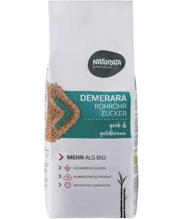 Naturata Organic Demerara Raw Cane Sugar (2 x 500 gr)
