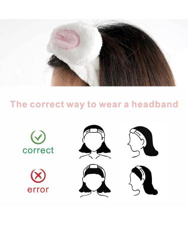 3-Piece Hair Band Set for Makeup - Khaki Brown & Pink | Women s Cosmetics & Sleeping Hair Bands - Buy Online on GoSupps.com