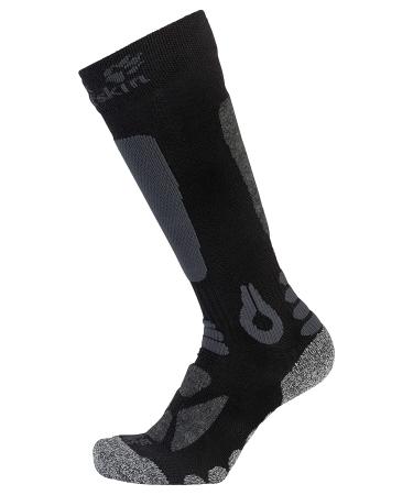 Jack Wolfskin Unisex Children Ski Merino High Cut Kids Socks 34-36 Black