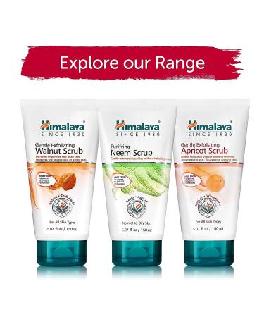 Himalaya Gentle Exfoliating Apricot Scrub - 5.07 oz | Nourish, Soften, and Renew Skin - Buy Online on GoSupps.com
