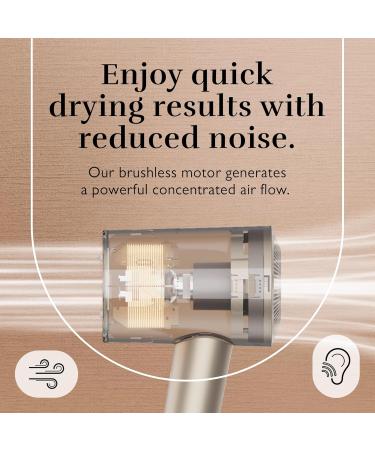  Silk n Hair Dryer - SilkyAir Pro HDB003 | Premium Ionic Blow Dryer with Diffuser & Concentrator | 1600W | 18 Modes LED Display | No Heat Damage & Frizz Prevention | Beige  - Buy Online on GoSupps.com