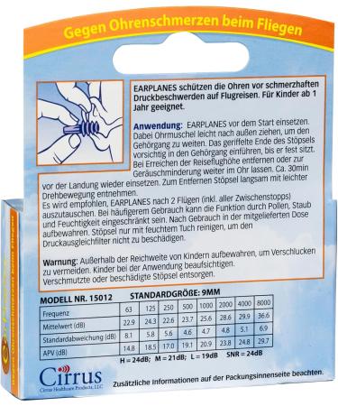 Buy Earplanes for Children - Soft Silicone Earplugs for Pressure Relief & Comfort During Air Travel - 2 Pieces - Buy Online on GoSupps.com