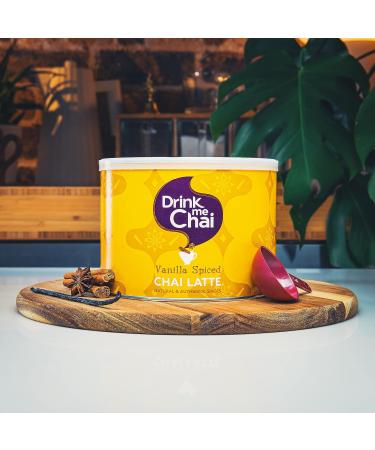 Drink Me Chai Vanilla Chai Latte 1kg - 50 Servings Powder Mix - Buy Online on GoSupps.com
