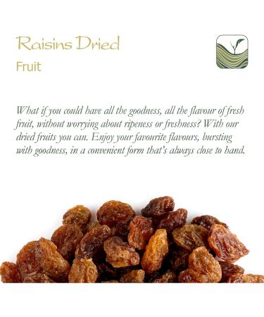Sultana Raisins Organic Dried From Mediterranean - Whole Sweet - Buy Online on GoSupps.com