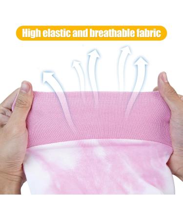 Lianzimau Tie-Dye Pink Dog Recovery Suit for Males & Females - Post-Surgery Protective Bodysuit for Dogs | Wound Healing & Comfort - Buy Online on GoSupps.com