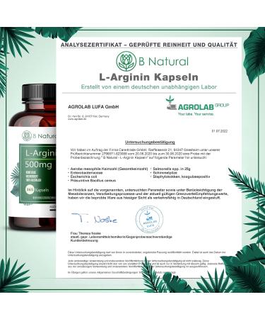 L-Arginine Base 365 Capsules - 3000mg High-Quality Vegan Arginine 99.7% Purity | International Shipping - Buy Online on GoSupps.com