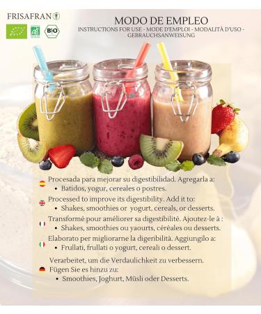 FRISAFRAN | Maca Powder Organic 100g | Gelatinized | Cream | Maca Root from Peru 100% | Mental Energy and Fertility | Peruvian | Organic maca | Natural and Pure | Maca Yellow | Raw Maca | Root - Buy Online on GoSupps.com