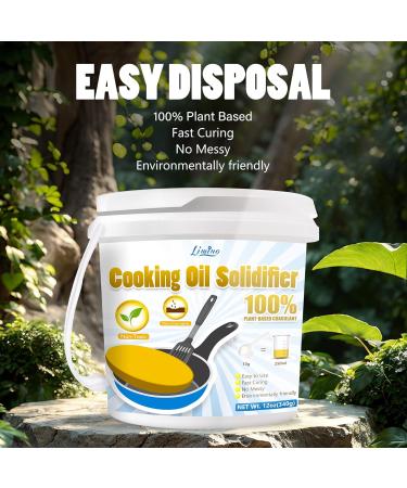  Limino Cooking Oil Solidifying Powder 340g Frying Oil Binding to Solidify Twisted Frying Oil 100% Vegetable Cooking Oil Hardener f - Buy Online on GoSupps.com