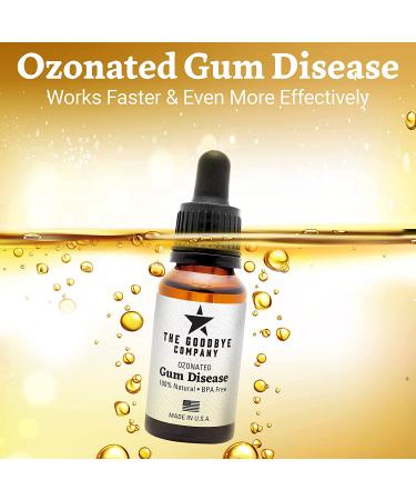 Ozonated GoodBye Gum Disease - Natural and Effective Oral Gum Disease Treatment with Neem and Clove Oils - 0.5 Fl Oz - Buy Online on GoSupps.com