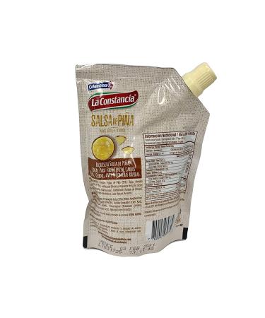 Pineapple Sweet Sauce La Constancia 200g for Hot Dogs, Hamburgers, Fast Food, Meats & More - Colombian Salsa De Pia Colombiana - Buy Online on GoSupps.com
