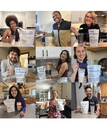 drink wholesome Vanilla Egg White Protein Powder for Sensitive Stomachs | Minimally-Processed Whole-Food Protein | Additive-Free Dairy-Free Gluten-Free | Low FODMAP - Buy Online on GoSupps.com