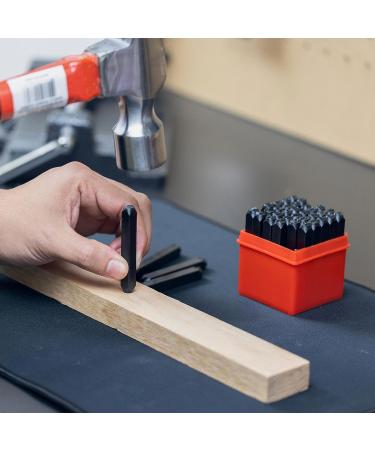 NEIKO 02624 36-Piece Number and Letter Punch Set with Heat-Treated Steel - 1/4-Inch Shaft for Arts, Crafts, and Imprinting - Buy Online on GoSupps.com