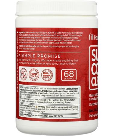 Health Plus Super Colon Cleanse | 10-Day Detox | Gluten Free Dairy Free | Natural Herbal Detox | 12 Ounces - Buy Online on GoSupps.com