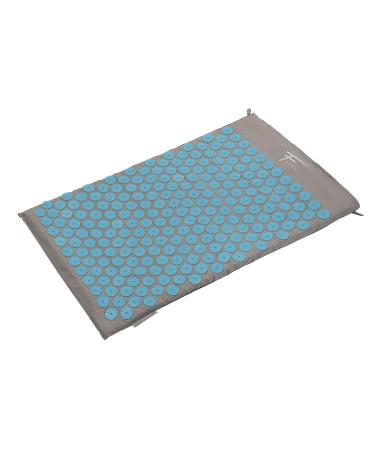 Acupressure Mat & Bag for Back & Neck Pain Relief | Sciatica & Muscle Relaxation | Gray/Turquoise - International Shipping Available - Buy Online on GoSupps.com