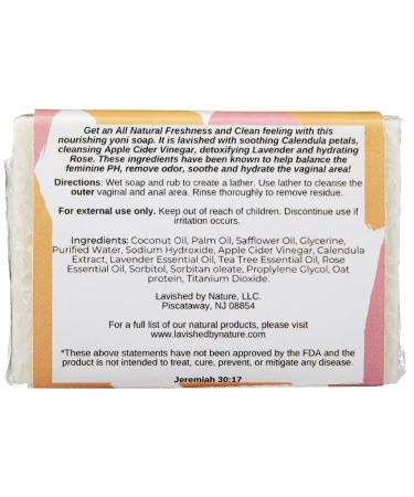 YONI Feminine Soap - 4oz | Natural Intimate Cleanser | pH Balanced & Soothing | Ships Internationally - Buy Online on GoSupps.com