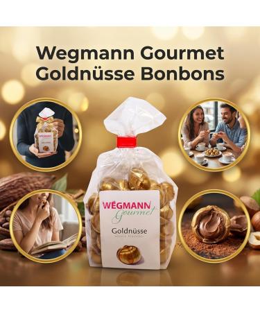  Wegmann Wegmann Sweets 125g Premium Quality for gifting or snacking (Golden Nuts 125g Crunchy candy with cocoa filling) - Buy Online on GoSupps.com