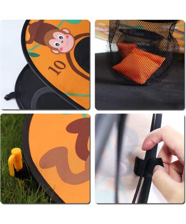 Himal Collapsible Portable Cornhole Game Set with 10 Bean Bags - Double Games | Tic Tac Toe & Bounce Bean Bag Toss Game | 5 Holes Cornhole Board (3 x 2-Feet) - Buy Online on GoSupps.com