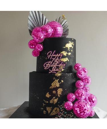 24 PCS Mini Disco Ball Cake Cupcake Toppers 1970s Disco Ball Cake Decorations for Disco Theme Party Last Disco Bachelorette Party 70s Theme Party Favor (24 PCS Hot Pink Disco Ball) - Buy Online on GoSupps.com