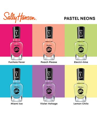 SALLY HANSEN MIRACLE GEL 14.7ML NAIL POLISH ELECTRI-LIME 052 - Buy Online on GoSupps.com