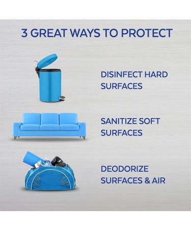 Lysol Disinfectant Spray to Go Crisp Linen 1oz (Pack of 3) - Travel Size Disinfectant Spray - Buy Online on GoSupps.com