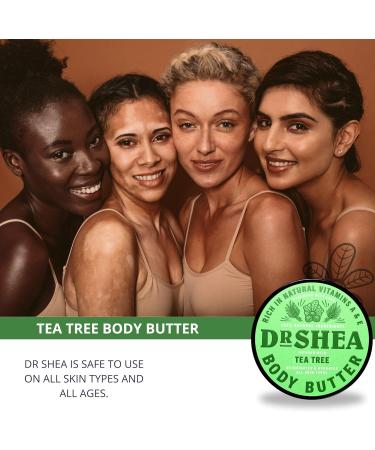 Tea Tree Body Butter Dr Shea Triple Moisturizer 100% Vegan Tattoo Healing Dry Skin Organic Women Men Baby Safe Hair Lotion Face Cream - Buy Online on GoSupps.com