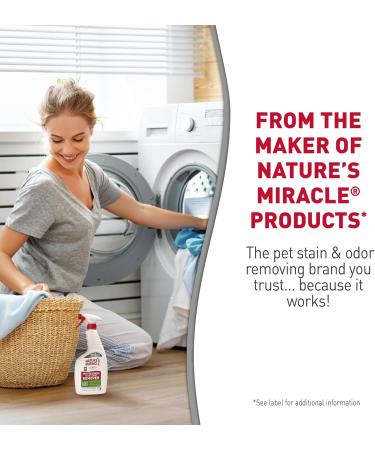 Nature s Miracle Laundry Boost - 32 Oz. Spot Treatment & Odor Remover | Pre-Wash Stain Removal | International Shipping Available - Buy Online on GoSupps.com