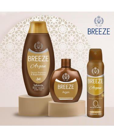 BREEZE | Argan bubble bath and shower shampoo 6x400 ml - Buy Online on GoSupps.com