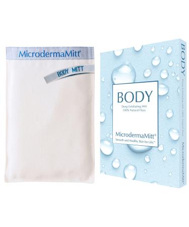 MicrodermaMitt Deep Exfoliating Mitt Body Scrubs Treatment, Dead Skin Remover for Body and KP Bump Eraser, Luxury Exfoliating Glove Body Scrub for Soft Skin