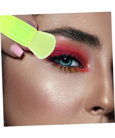 Didiseaon 1 Set loose powder set women makeup brush Soft fur belt mini small cosmetic brush artificial fiber portable vanity fur soft bristles makeup brush 9.50X3.00X2.00CM Green - Buy Online on GoSupps.com