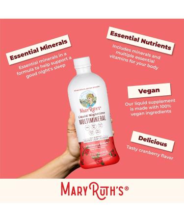 MaryRuth's Liquid Morning Multivitamin Essentials+ | Vitamin A C D E B6 B12 K2 Biotin Zinc | Mens Womens Multivitamin | Immune Support | Beauty | Sugar Free | Vitamins for Ages 1+ | Vegan | 32 Fl Oz Strawberry - Buy Online on GoSupps.com