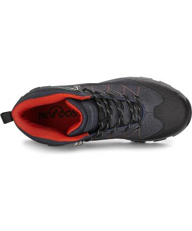 Nevados Men's Dintore Mid Ankle Hiking Boots - Waterproof & Supportive - Grey - Size 9.5 - Buy Online on GoSupps.com