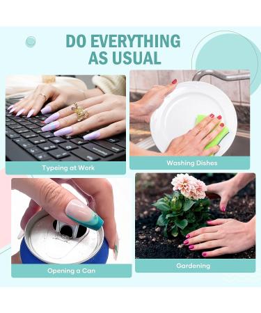 Jofay Fashion Salon Short Almond Press on Nails Vintage Acrylic Fake Nail Tips - Matte Amber | 24 Nail Kit for Women and Girls - Buy Online on GoSupps.com