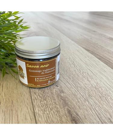100% natural traditional black soap scrub 250g - Face and Body - Buy Online on GoSupps.com