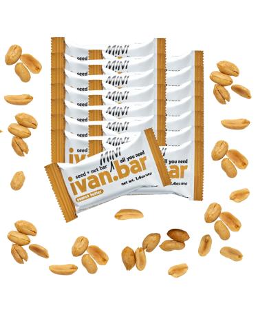 Protein Packed Energy Snack Bar | Provides Healthy Energy | Vegan, All Natural Ingredients | Soy, Dairy & Gluten Free (1.4 Ounce (Pack of 15 Bars), Peanut Butter)
