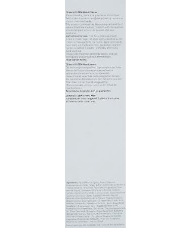 AHAVA Clineral X-Zem Hand Cream - Relieve Dermatitis Redness Itchiness & Dryness | Moisturizing with Hippophae Oil & Shea Butter - 4.2 Fl.Oz - Buy Online on GoSupps.com