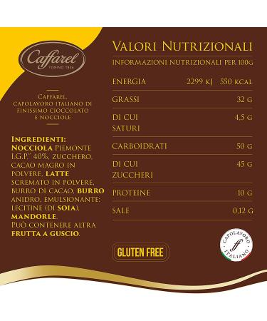 Caffarel Gianduia Cream Hazelnut Spread 210gr - Delicious Hazelnut Spread from Italy - Buy Online on GoSupps.com