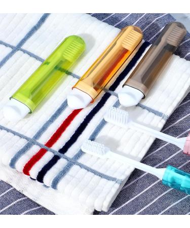 Buy 5PCS Travel Toothbrush Set - Folding Mini Toothbrushes with Covers | Soft & Portable Travel Size | Individually Wrapped in 5 Colors - Perfect for International Shipping - Buy Online on GoSupps.com